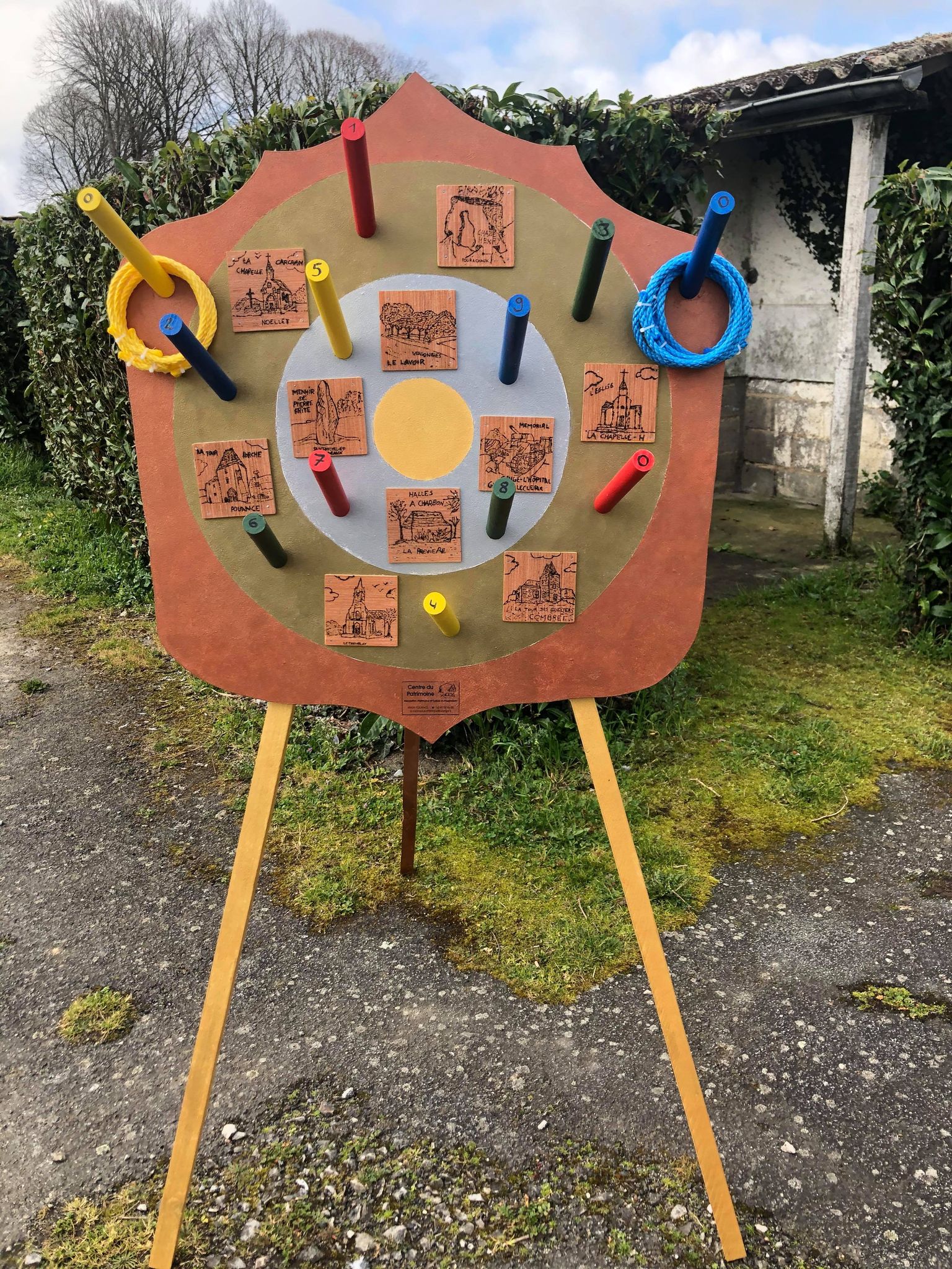 ACM Vergonnes - Fabrique un blason cible géant, image 1