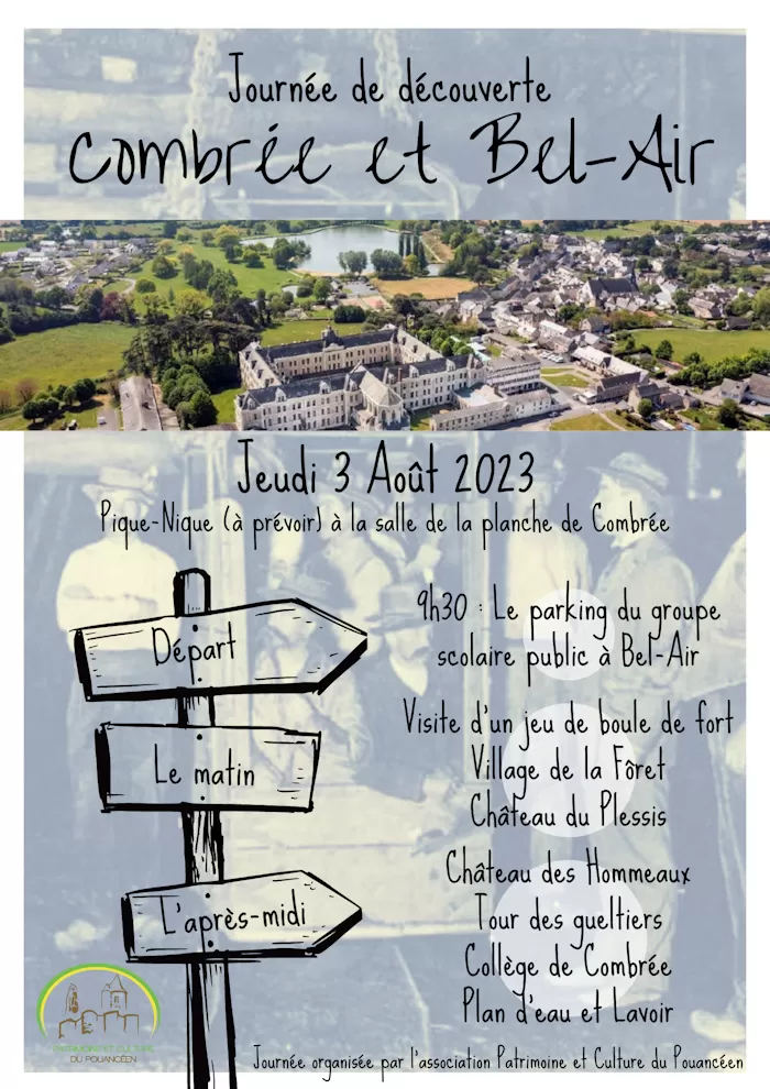 Affiche de la journée de découverte de Combrée et de Bel-Air, image 1