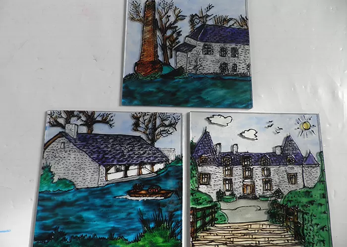 Peinture sur verre, image 1