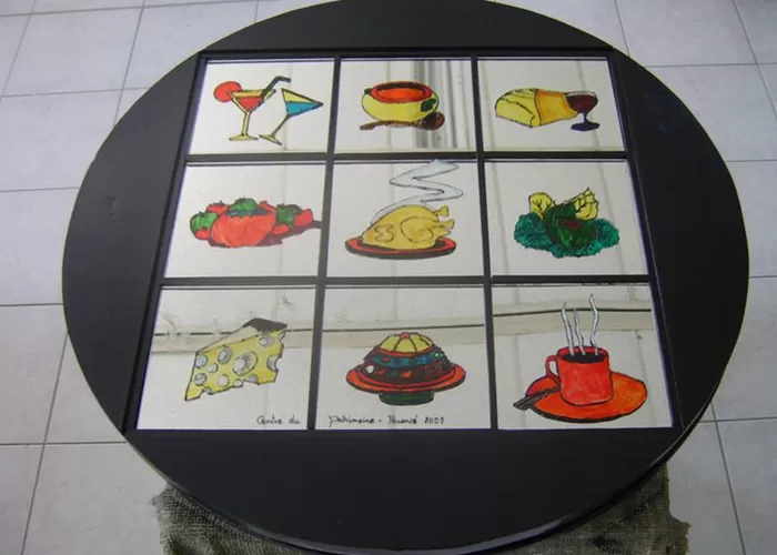 Plateau tournant décoratif, image 1