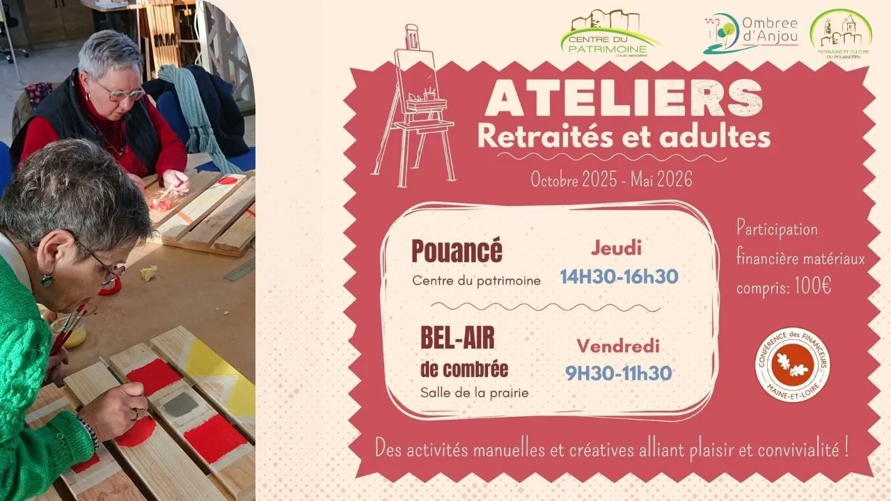 Ouverture des inscriptions aux ateliers retraités et adultes 2025-2026, image 1
