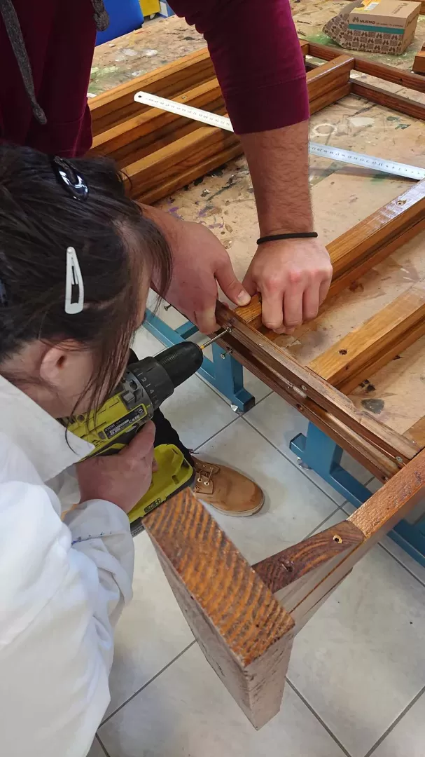 Puissance 4 géant de l'accueil de jour de l'EPMS, image 2