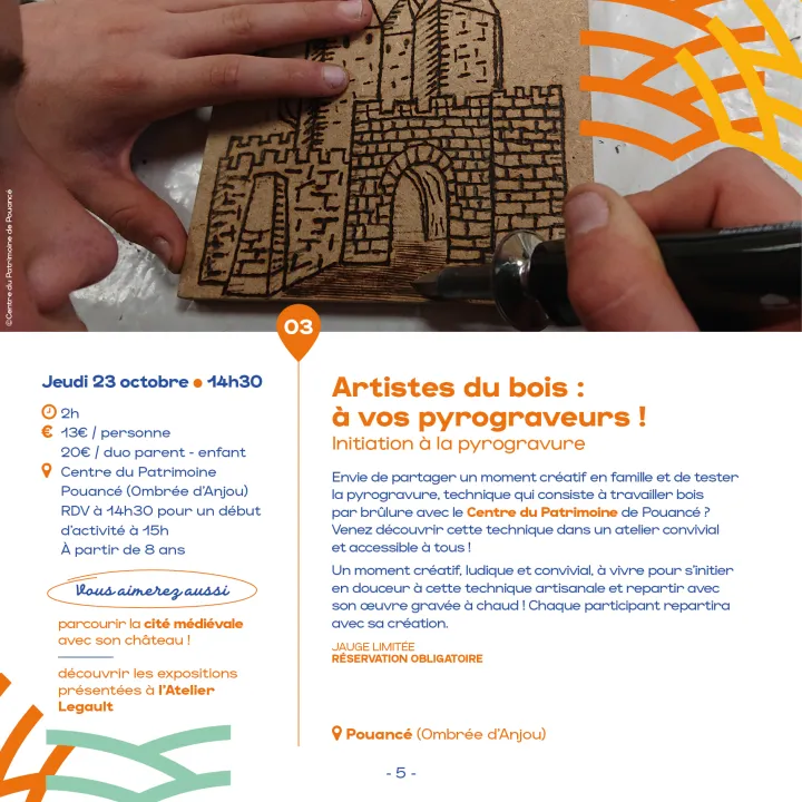 Atelier en famille vacances de Toussaint 2025